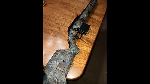 Camo paint job on a Magpul Hunter stock.