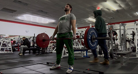 Deadlifts 162.5KG/358LBs for 5 Reps