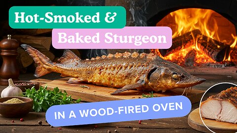 Wild Banquet - Hot-Smoked & Baked Sturgeon in a Wood-Fired Oven