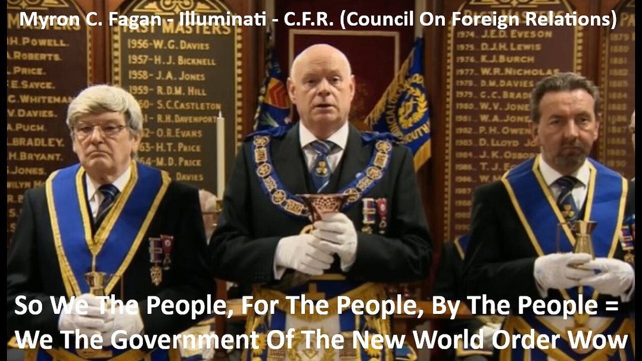 We The People, For The People, By The People = We The Government Of The New World Order