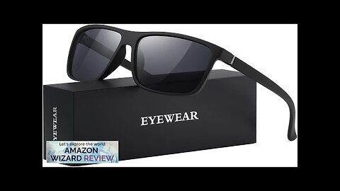 Sunglasses Men Polarized Sunglasses for Mens and WomensBlack Retro Sun Glasses Driving Review