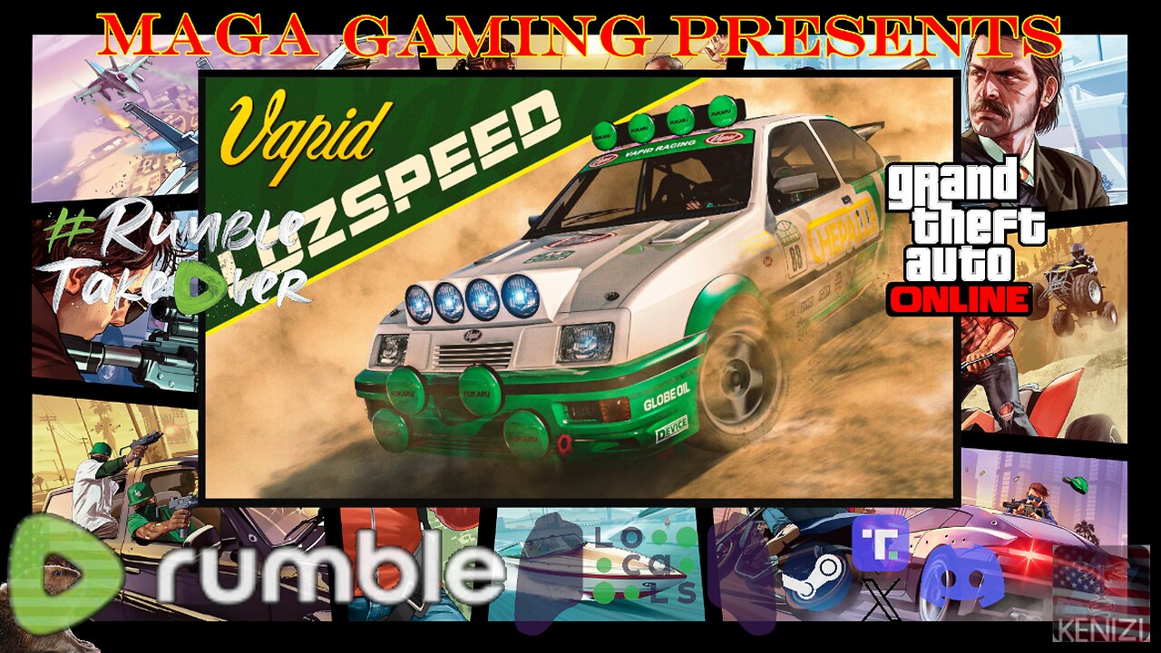 GTAO - Vapid LozSpeed Week: Sunday w/ Rumblers and viewers who became Rumblers