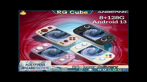 ANBERNIC RG CUBE Retro Handheld Game Console Video Player 3.95 Inch Screen Review