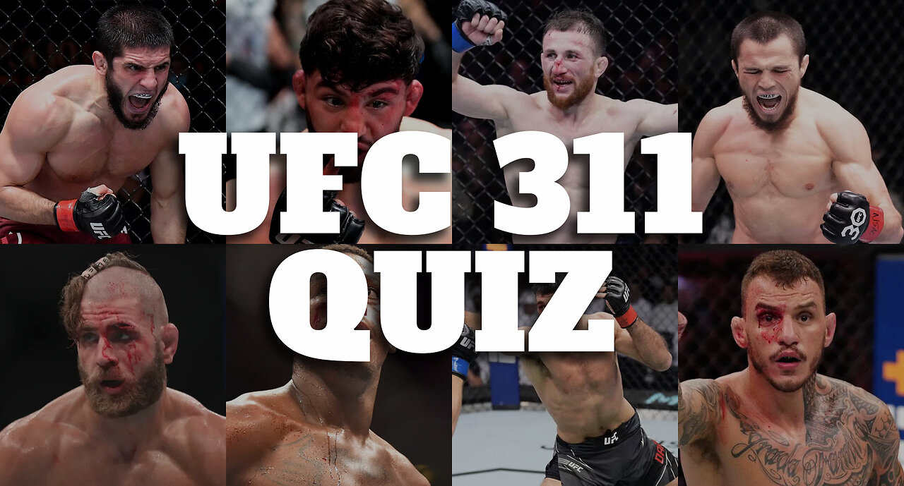 The UFC 311 Quiz w/ @brutallyhonestmma @otisthebeefyone8206 @NoChillMMA @AaronTats