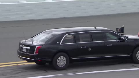 President Trump Takes a Lap Around Daytona International Speedway