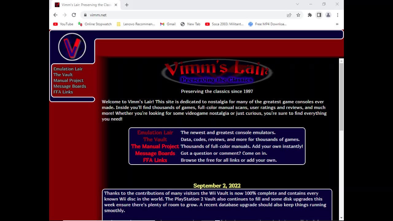 Download free games at vimms lair
