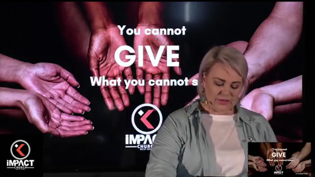 You cannot give what you cannot see. Pastors Riaan EN Charissa Maree Feb. 9th, 2025