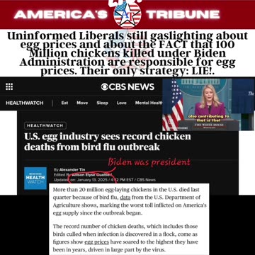 Democrats Continue to Gaslight Real Reason for Egg Prices