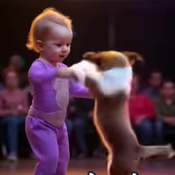 🙀 A delightful dog dancing with a cute girl will amaze you!