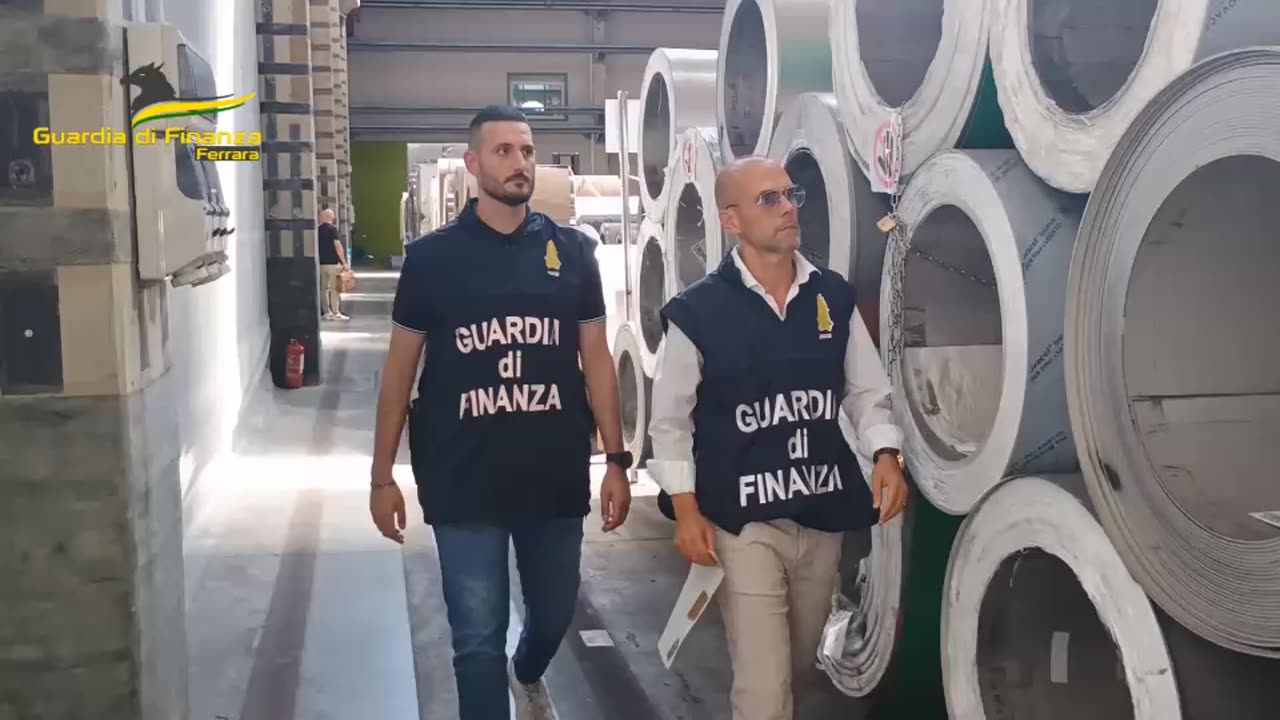 Guardia di Finanza contrabbando di acciaio a Ferrara