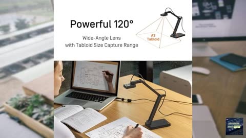 IPEVO V4K PRO 120 4K USB Document Camera