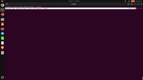 Install Android Studio Ubuntu