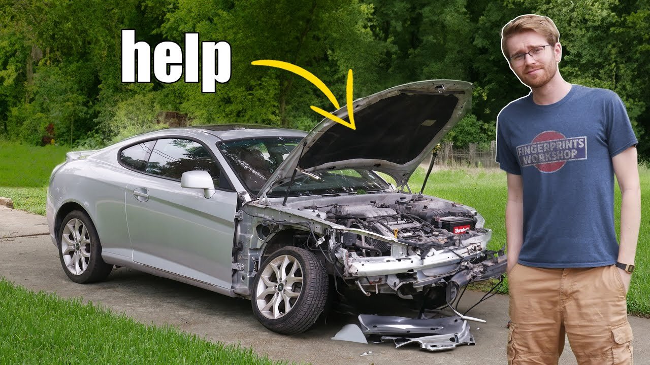 Backyard Rebuild: Transforming a Wrecked Car into a Roadworthy Dream