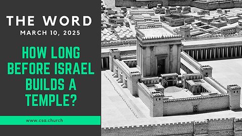 How long before Israel builds a Temple?