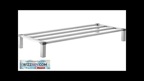 Newly Upgraded！VEVOR Aluminum Dunnage Rack Stationary Dunnage Rack 48” x 20” x Review