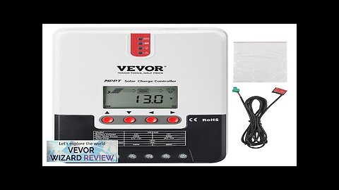 VEVOR 20A MPPT Solar Charge Controller 12V / 24V Auto DC Input Review