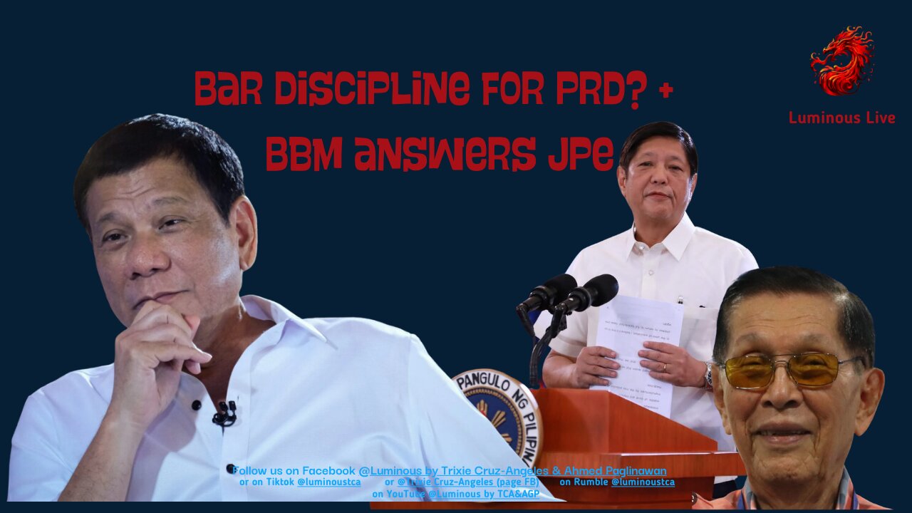 Discipline for FPRD? + BBM answers JPE