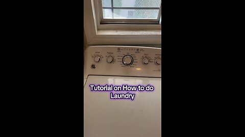 How to do use washing machine machine and do laundry