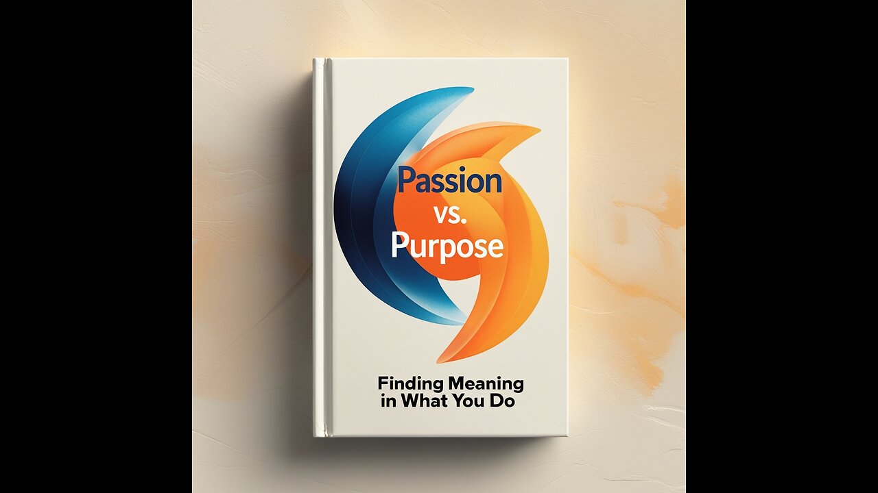 Passion vs. Purpose: Finding Meaning in What You Do