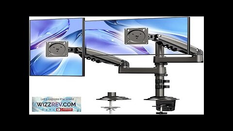 HUANUO 17-32 Inch Dual Monitor Stand Gas Spring Dual Monitor Mount Monitor Review