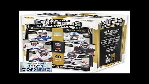 2023 Panini Contenders Football Trading Card Blaster Box with 5 Packs 1 Review