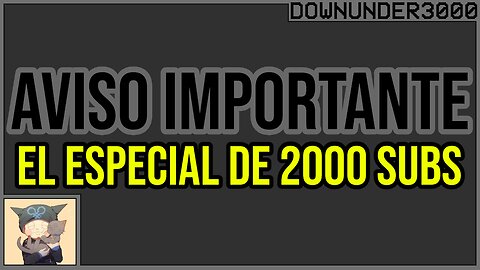 AVISO: Preguntas y Respuestas — El Próximo Especial de 2000 Suscriptores (Loquendo).