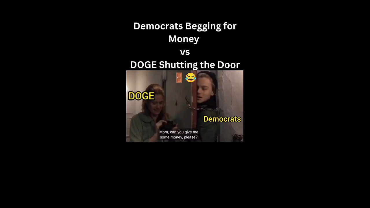Democrats Beg for Money 💰 vs. Elon’s DOGE Shuts the Door 🚪😂#elonmuskmemes #shorts #trending