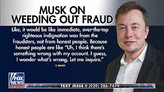 Elon Musk: Those Committing Fraud Complain The Loudest