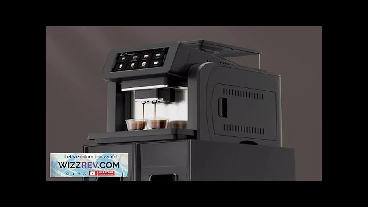 Mcilpoog WS817 Fully Automatic Espresso Machine with Milk FrotherIntuitive Touch Display 7 Review