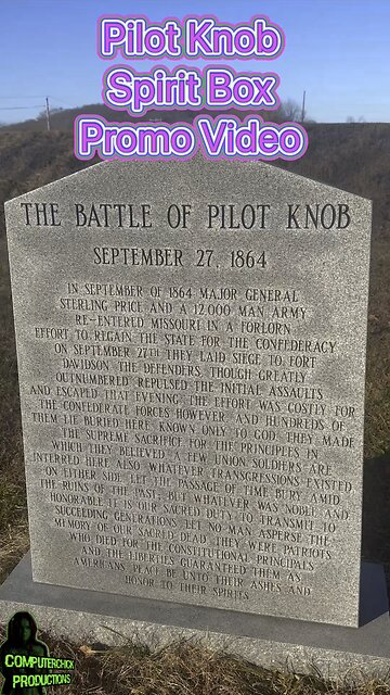 Dive into the Paranormal at Pilot Knob with Our Spirit Box!