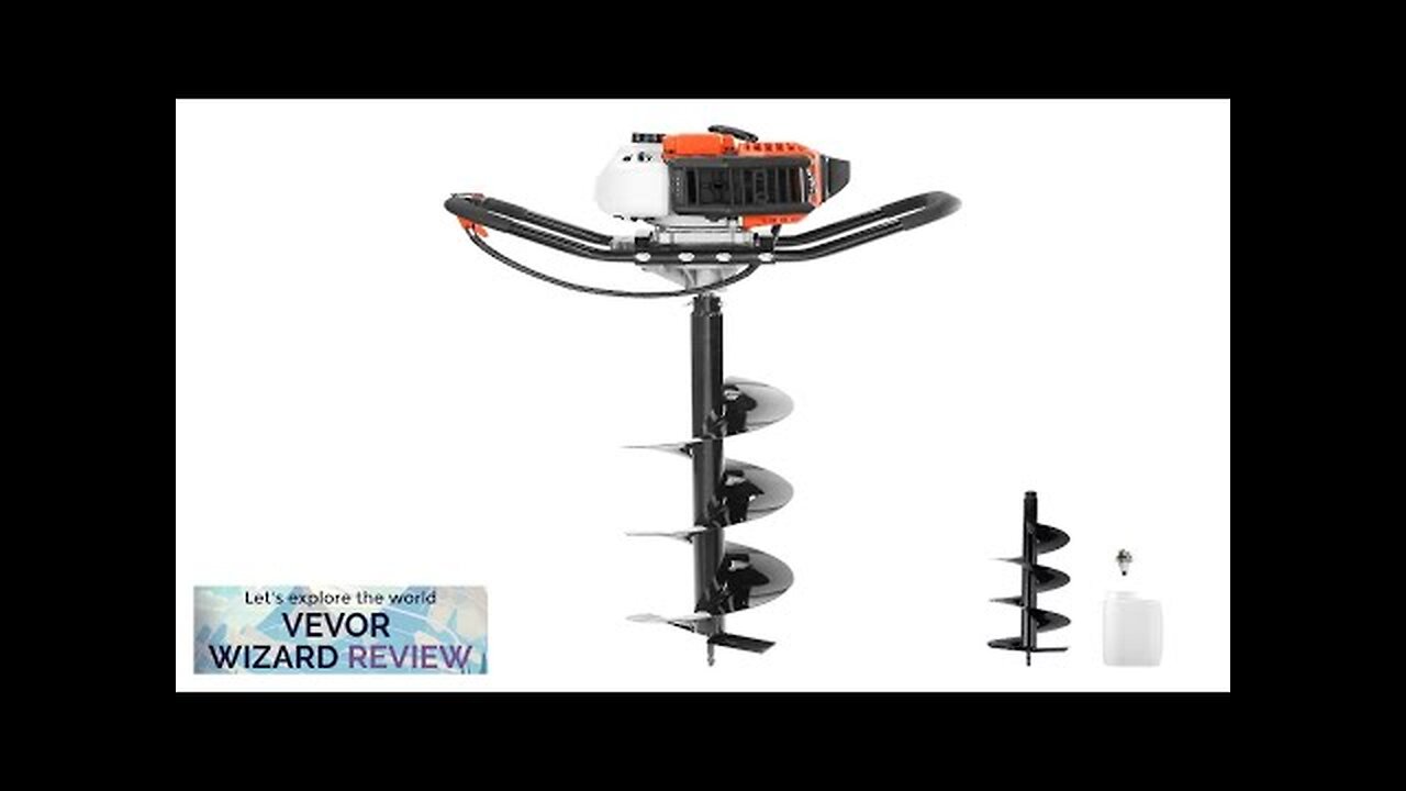 VEVOR Post Hole Digger 43cc 1250W Auger Post Hole digger Gas Powered Review