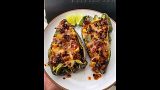 How to Make Smoked Tex-Mex Stuffed Poblano Peppers on a Traeger Grill