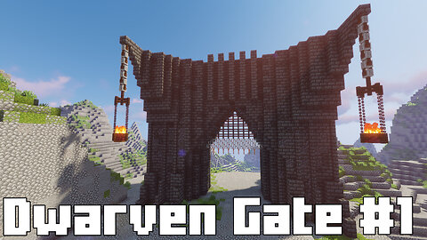 Minecraft Dwarven Gate - Entry to the Mountain Kingdom | Part 1