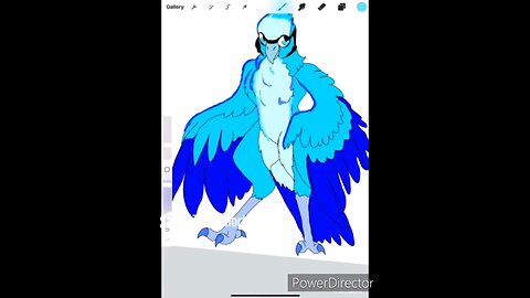 king blue jay fursona