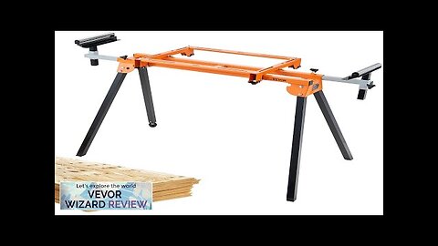 VEVOR 79in Miter Saw Stand with One-piece Mounting Brackets Sliding Rail 330lbs Review