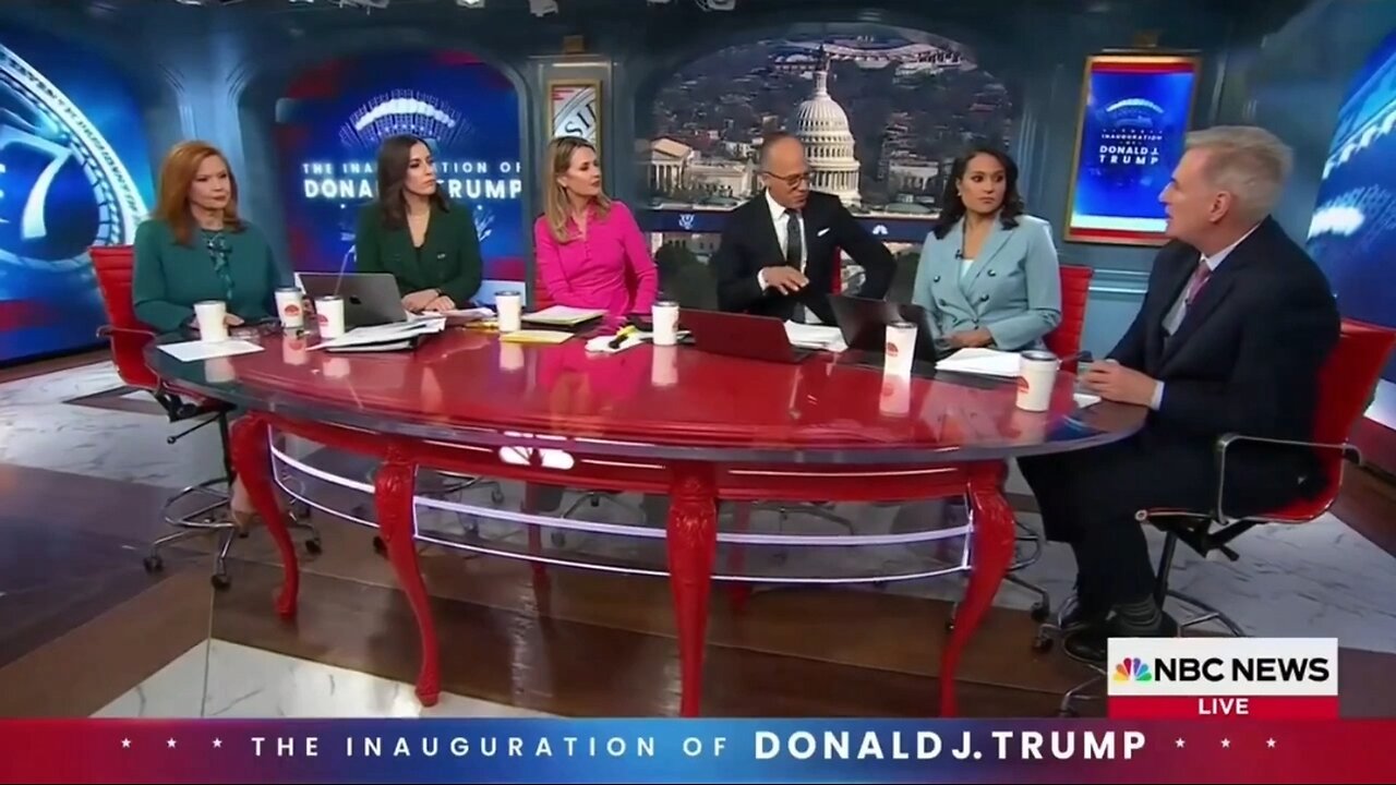 Kevin McCarthy Battles NBC Host Over Biden's Pardons