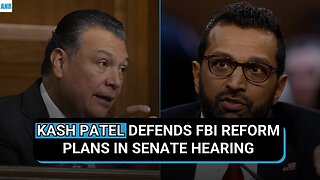 🚨BREAKING: KASH PATEL DEFENDS FBI REFORM PLANS IN SENATE HEARING