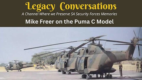 Flight Engineer Mike Freer speaking on the Puma C Helicopter