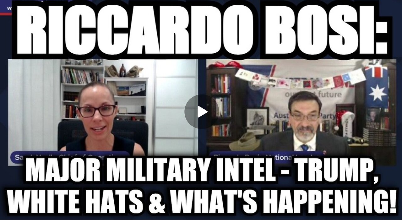 Riccardo Bosi: Major Military Intel - Trump, White Hats & What's Happening!