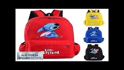 Lilo Stitch Backpack for Boys Girl Hildren Back To School Schoolbag Student Review