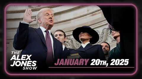 THE ALEX JONES SHOW - 1/20/2025: We Did It! Watch President Trump’s Historic Inauguration HERE As America Officially Takes Back Our Nation From The Hands Of The Globalist Crime Syndicate!