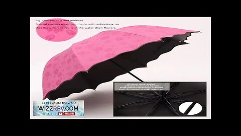 Red leaf Portable Manual Folding Umbrella Flowering Umbrella in Water Black Glue Review