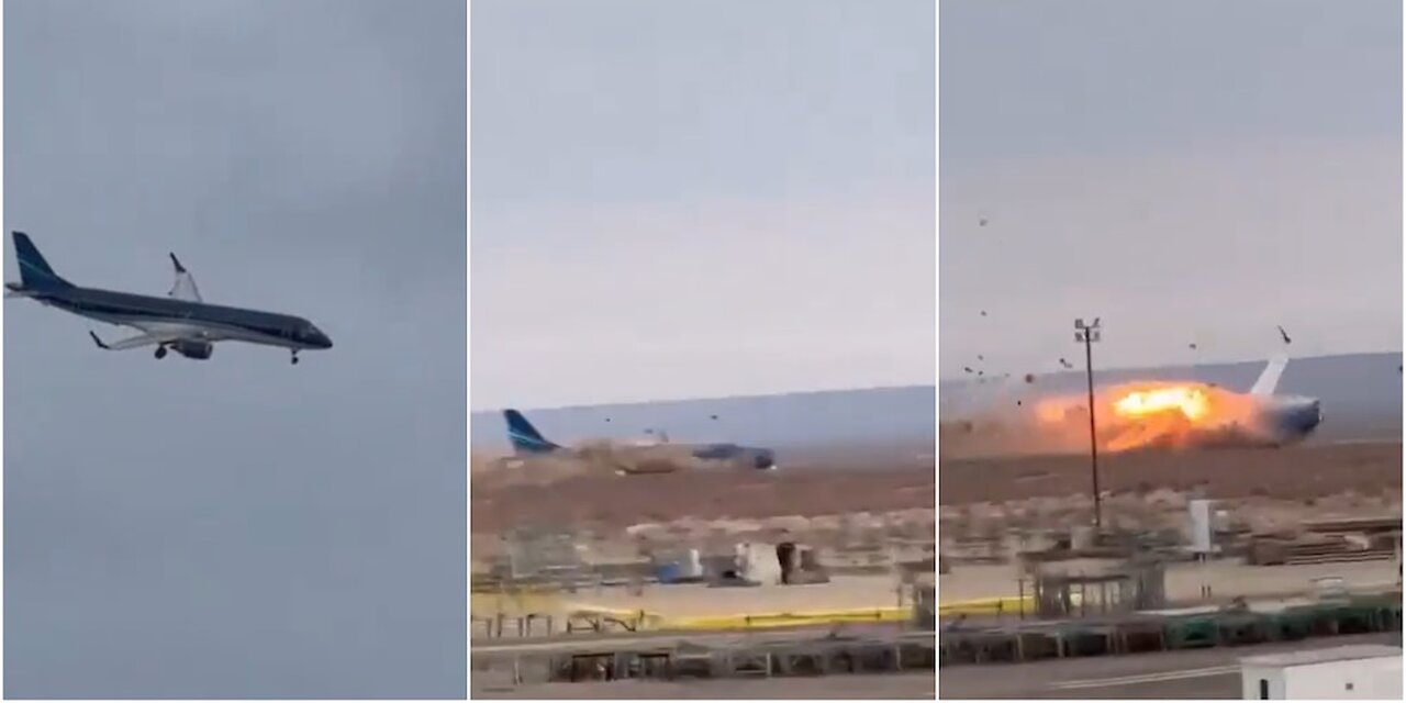 Kazakhstan Plane Crash | Azerbaijan Airlines Plane With 67 On Board Crashes In Kazakhstan