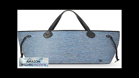 Louis Vuitton Pre-Loved Blue Light Denim Epi Neverfull MM NM BlueClassic Neverfull Review