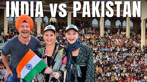 CRAZIEST Border in the WORLD! (Wagah Border: India - Pakistan)