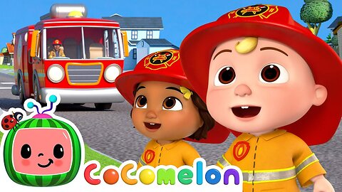 Wheels on the Fire Truck + Heroes to the Rescue! | CoComelon Nursery Rhymes & Kids Songs