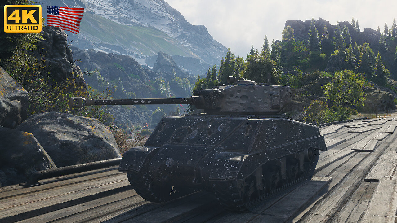 M4A3E2 Sherman Jumbo - Mountain Pass - World of Tanks - WoT