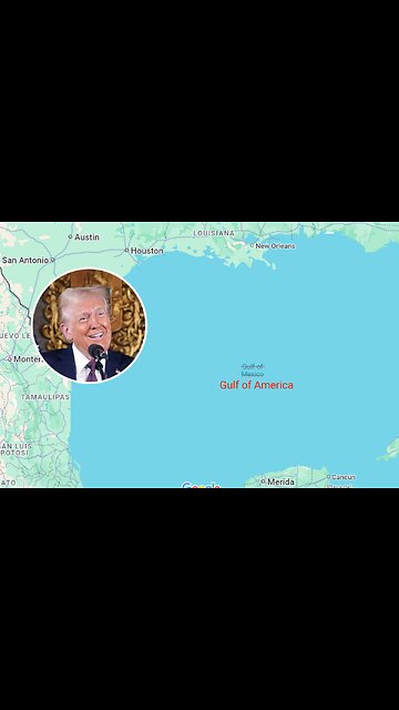 Gulf of America on Google & Apple Maps