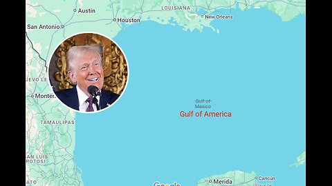 Gulf of America on Google & Apple Maps