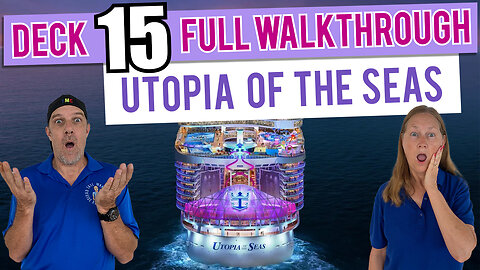 Utopia Of The Seas Public Deck 15 | Tall Man's Cruise Adventures